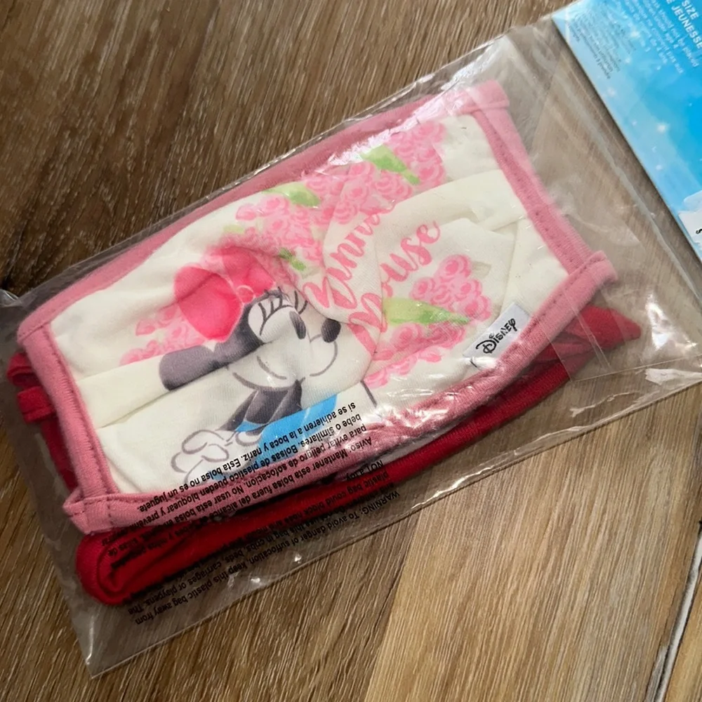 Disney bio world Minnie cloth face mask 3 pk